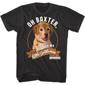Anchorman Oh Baxter My Little Gentleman Dog Comedy Legend Quote Graphic T-Shirt